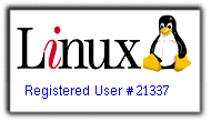 Registered Linux user 21337, too elite!
